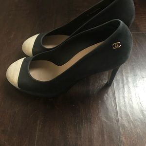 Chanel two tone pumps